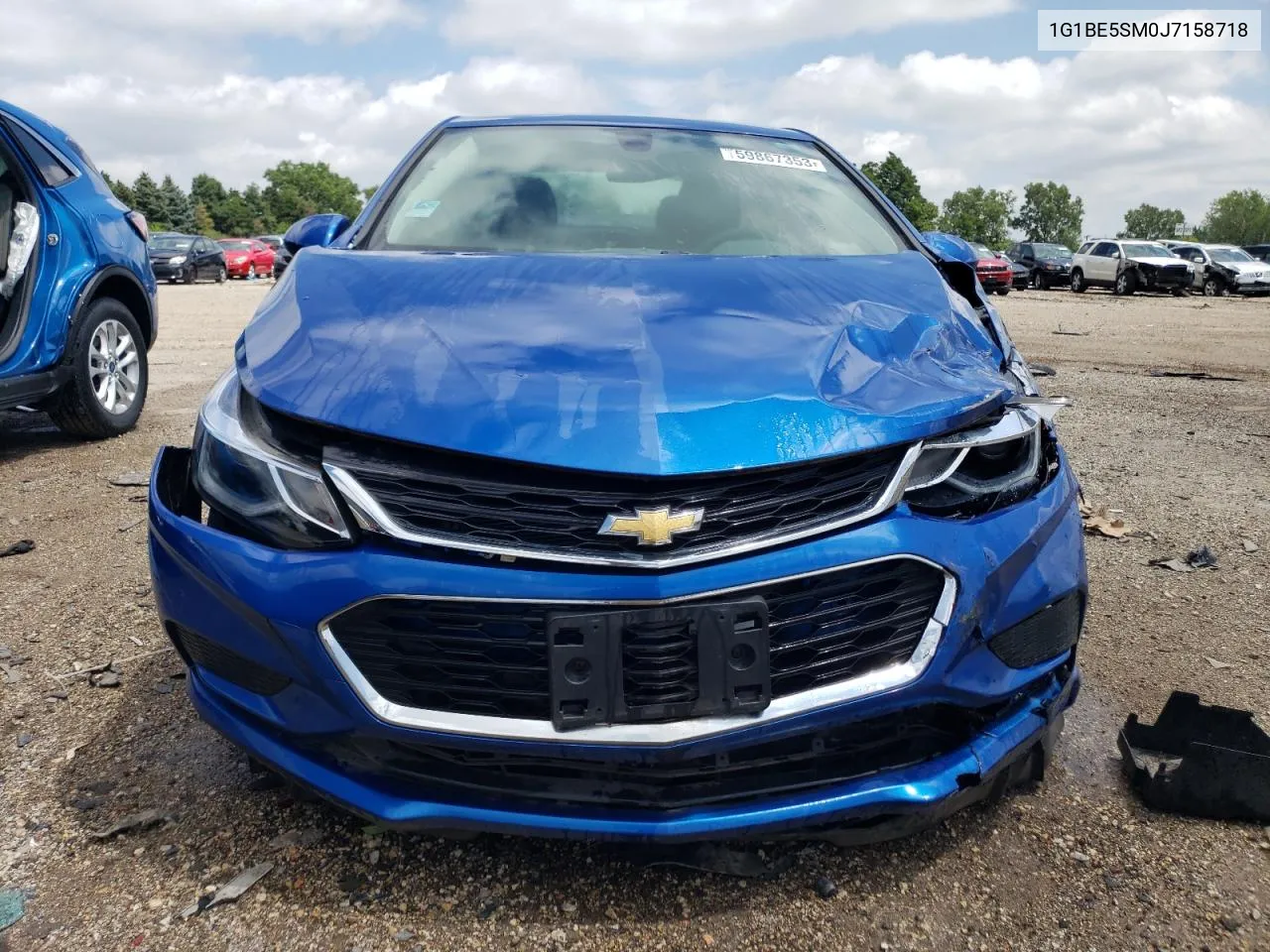 2018 Chevrolet Cruze Lt VIN: 1G1BE5SM0J7158718 Lot: 78158414