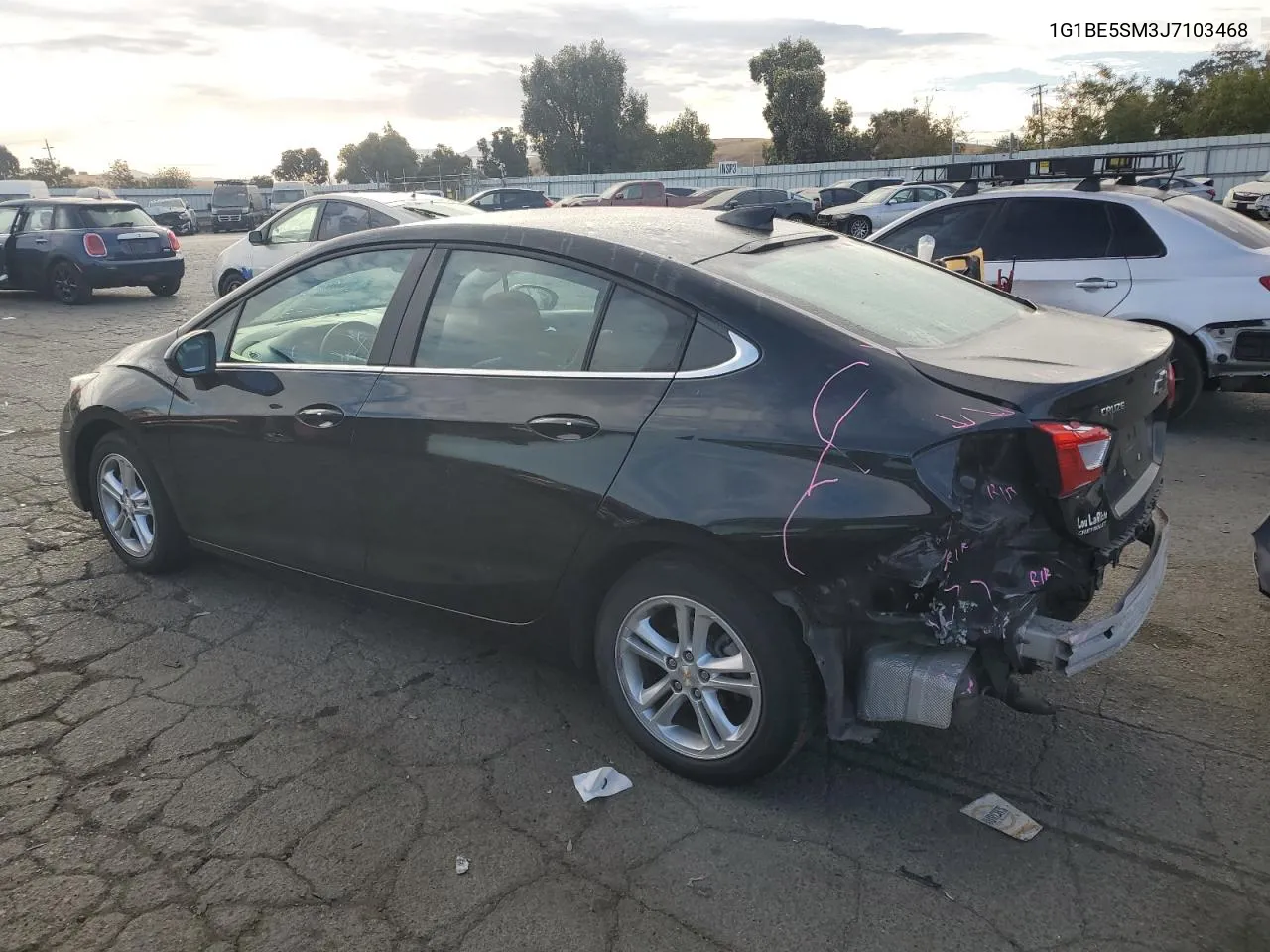 2018 Chevrolet Cruze Lt VIN: 1G1BE5SM3J7103468 Lot: 78543914