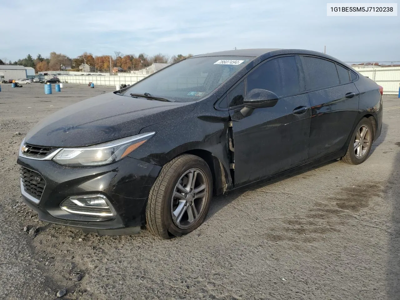 2018 Chevrolet Cruze Lt VIN: 1G1BE5SM5J7120238 Lot: 78607494