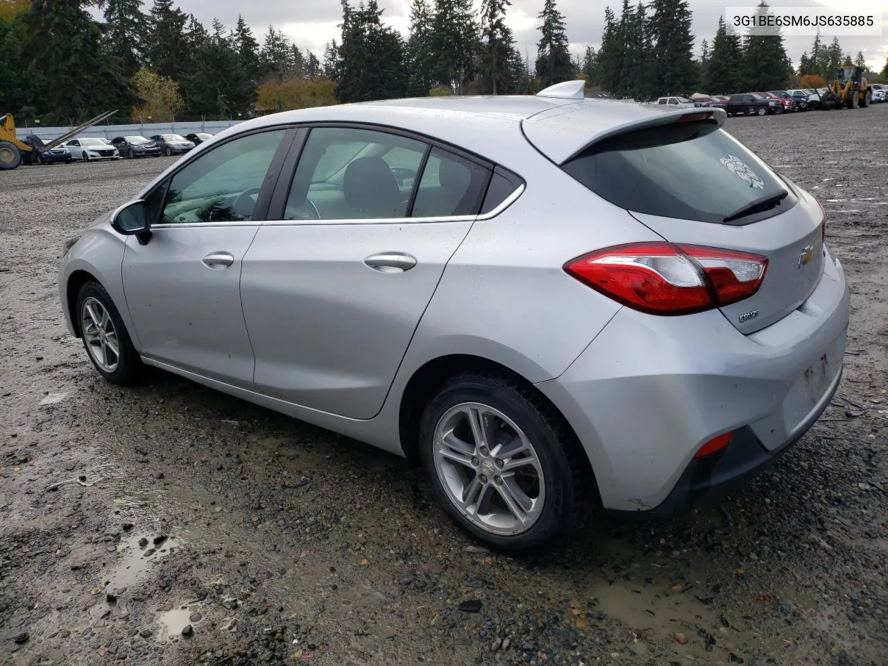 2018 Chevrolet Cruze Lt VIN: 3G1BE6SM6JS635885 Lot: 78643634