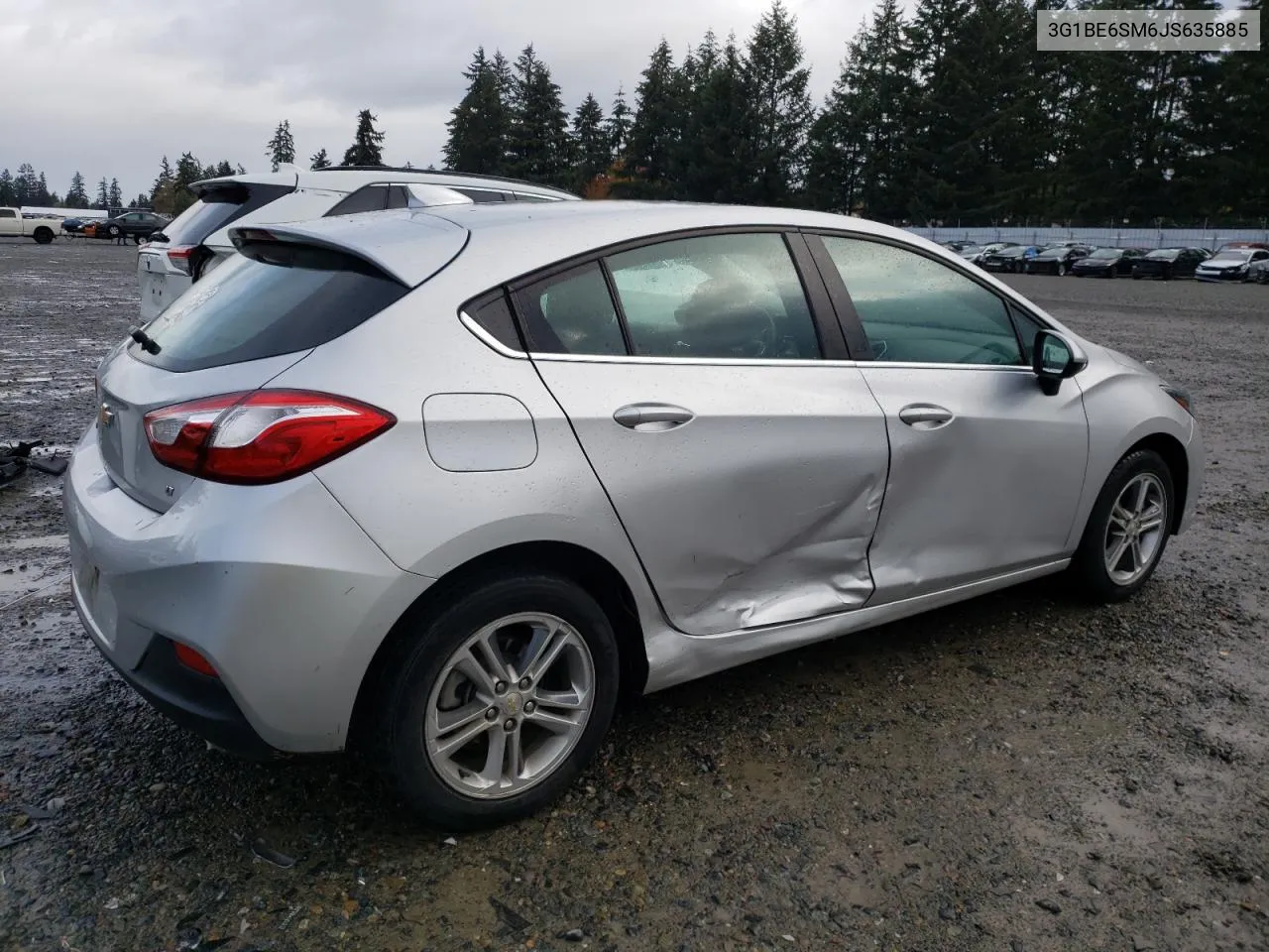 2018 Chevrolet Cruze Lt VIN: 3G1BE6SM6JS635885 Lot: 78643634