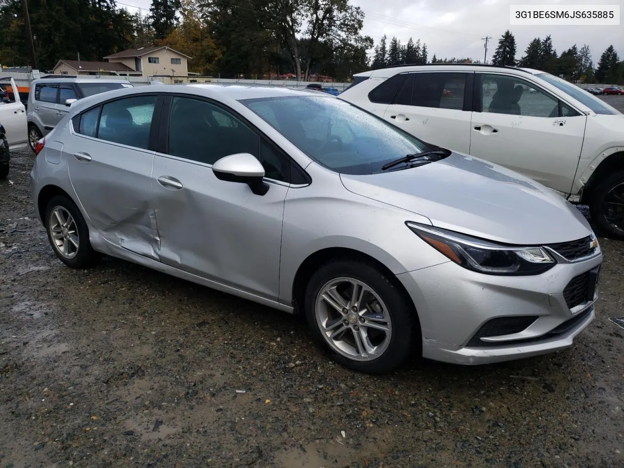 2018 Chevrolet Cruze Lt VIN: 3G1BE6SM6JS635885 Lot: 78643634