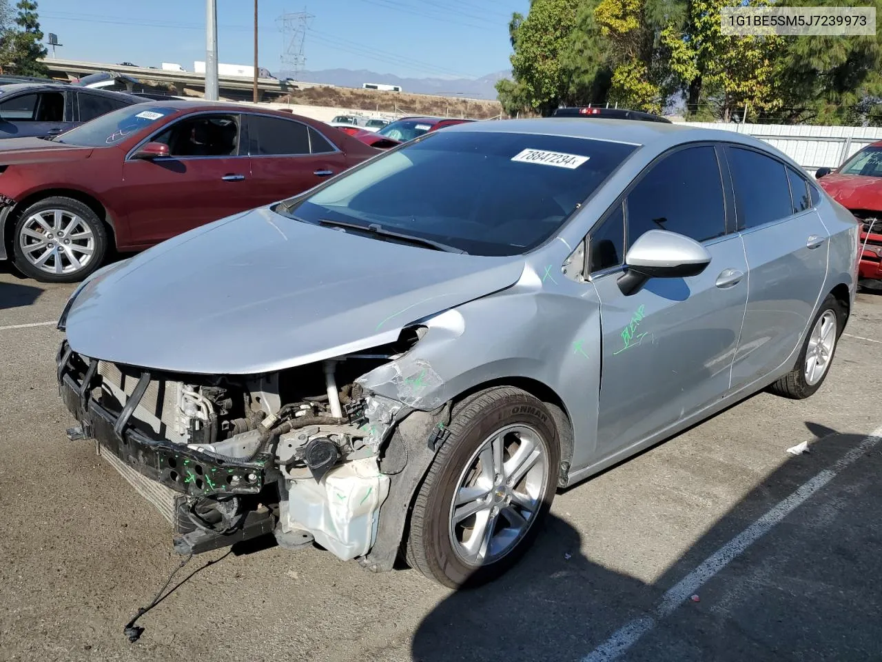 2018 Chevrolet Cruze Lt VIN: 1G1BE5SM5J7239973 Lot: 78847234