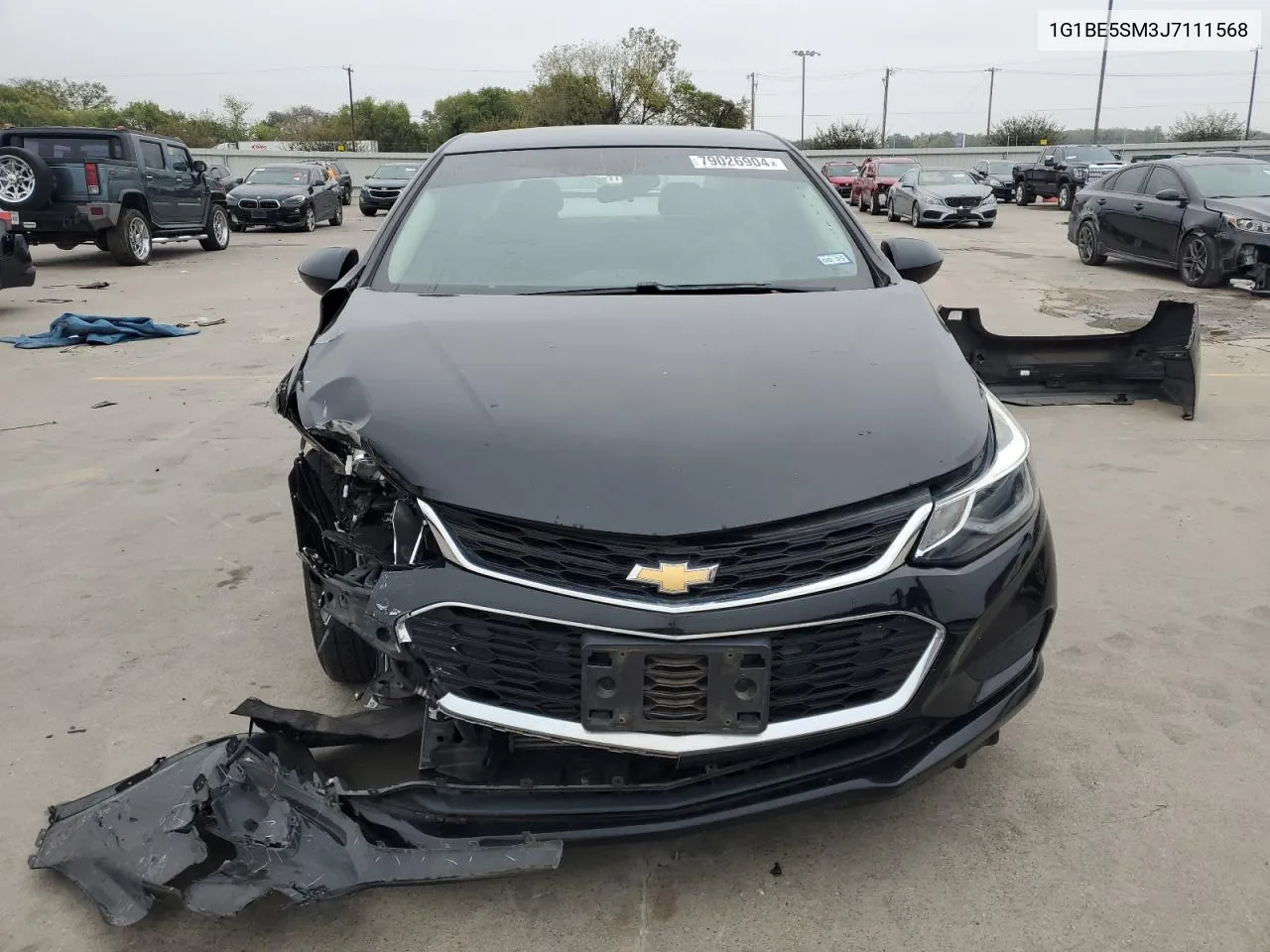 2018 Chevrolet Cruze Lt VIN: 1G1BE5SM3J7111568 Lot: 79026904