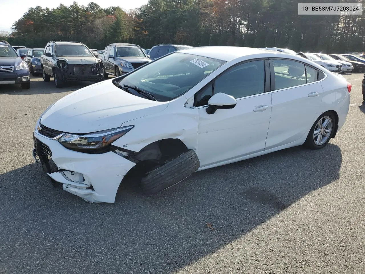 2018 Chevrolet Cruze Lt VIN: 1G1BE5SM7J7203024 Lot: 79243224