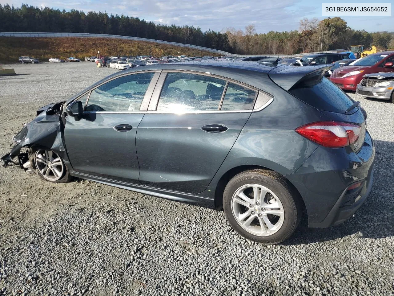 2018 Chevrolet Cruze Lt VIN: 3G1BE6SM1JS654652 Lot: 79505054