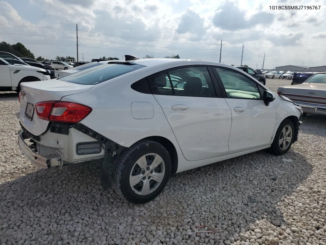 2018 Chevrolet Cruze Ls VIN: 1G1BC5SM8J7196767 Lot: 79715914