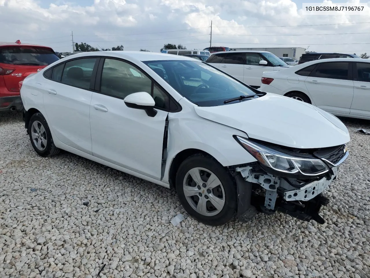 2018 Chevrolet Cruze Ls VIN: 1G1BC5SM8J7196767 Lot: 79715914