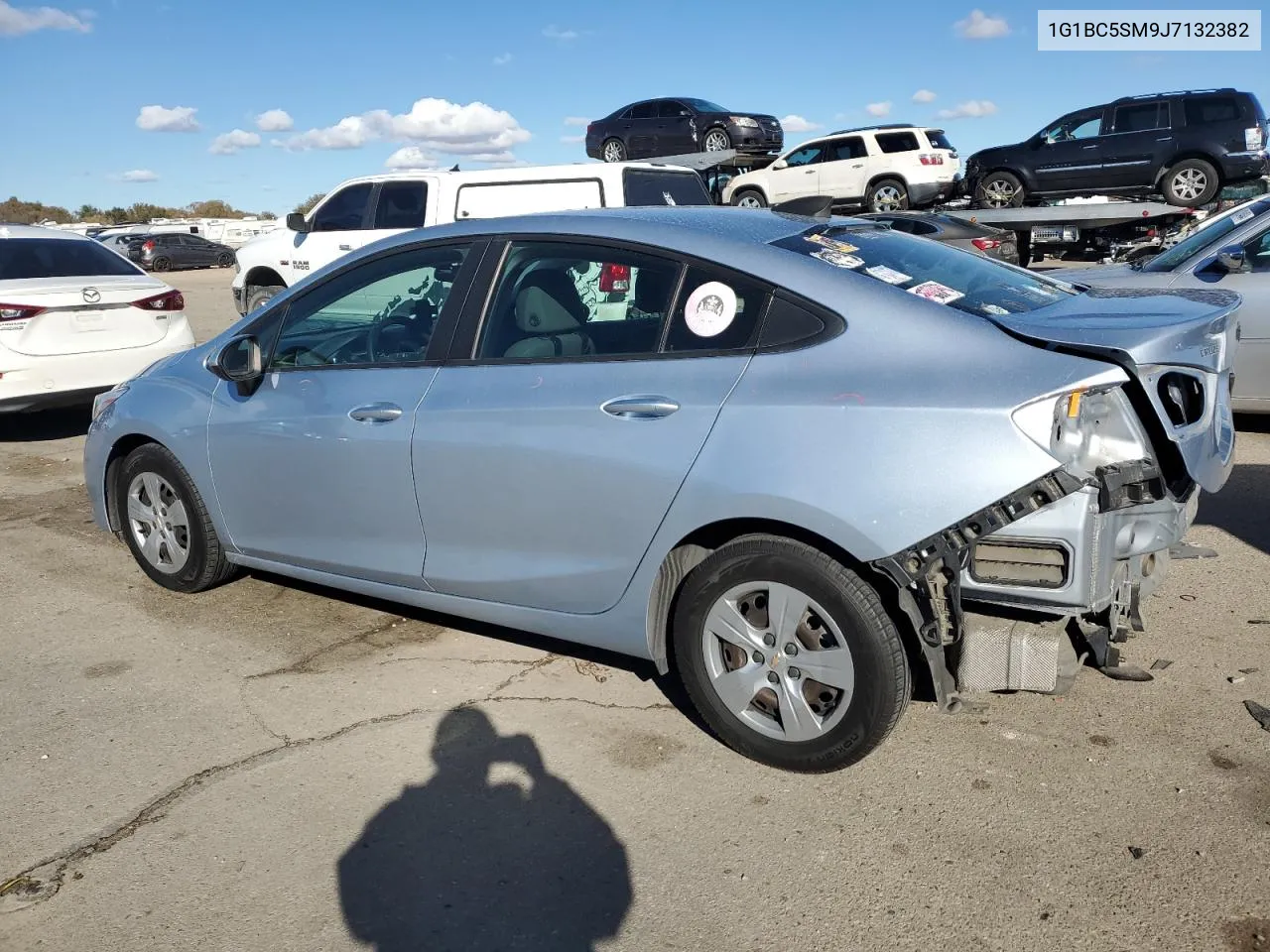 2018 Chevrolet Cruze Ls VIN: 1G1BC5SM9J7132382 Lot: 79729664