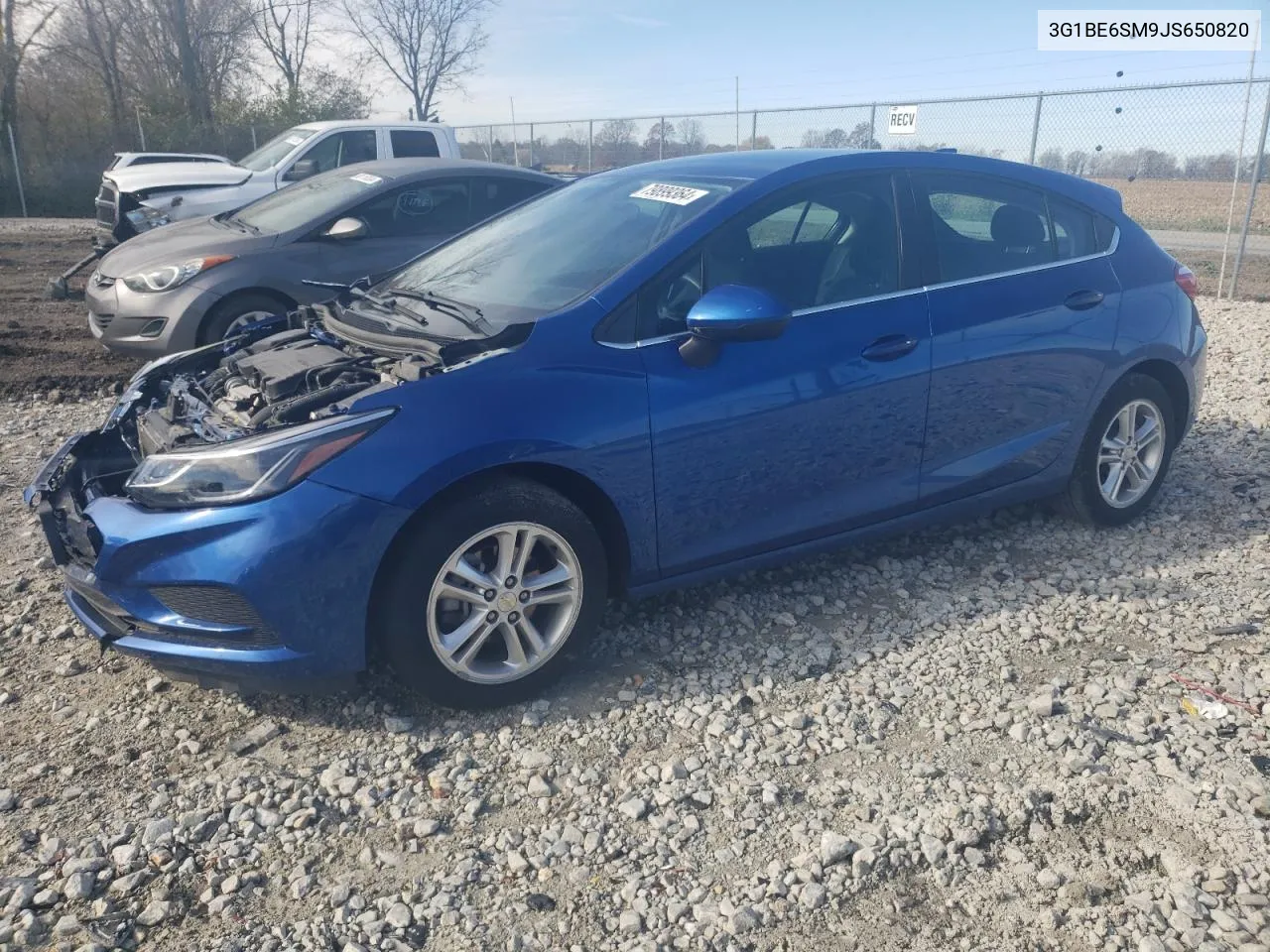 2018 Chevrolet Cruze Lt VIN: 3G1BE6SM9JS650820 Lot: 79899364