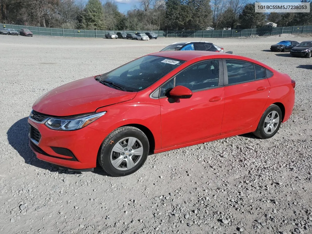 2018 Chevrolet Cruze Ls VIN: 1G1BC5SM5J7238053 Lot: 80240564