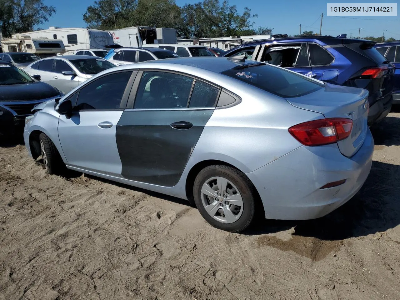 2018 Chevrolet Cruze Ls VIN: 1G1BC5SM1J7144221 Lot: 80246594