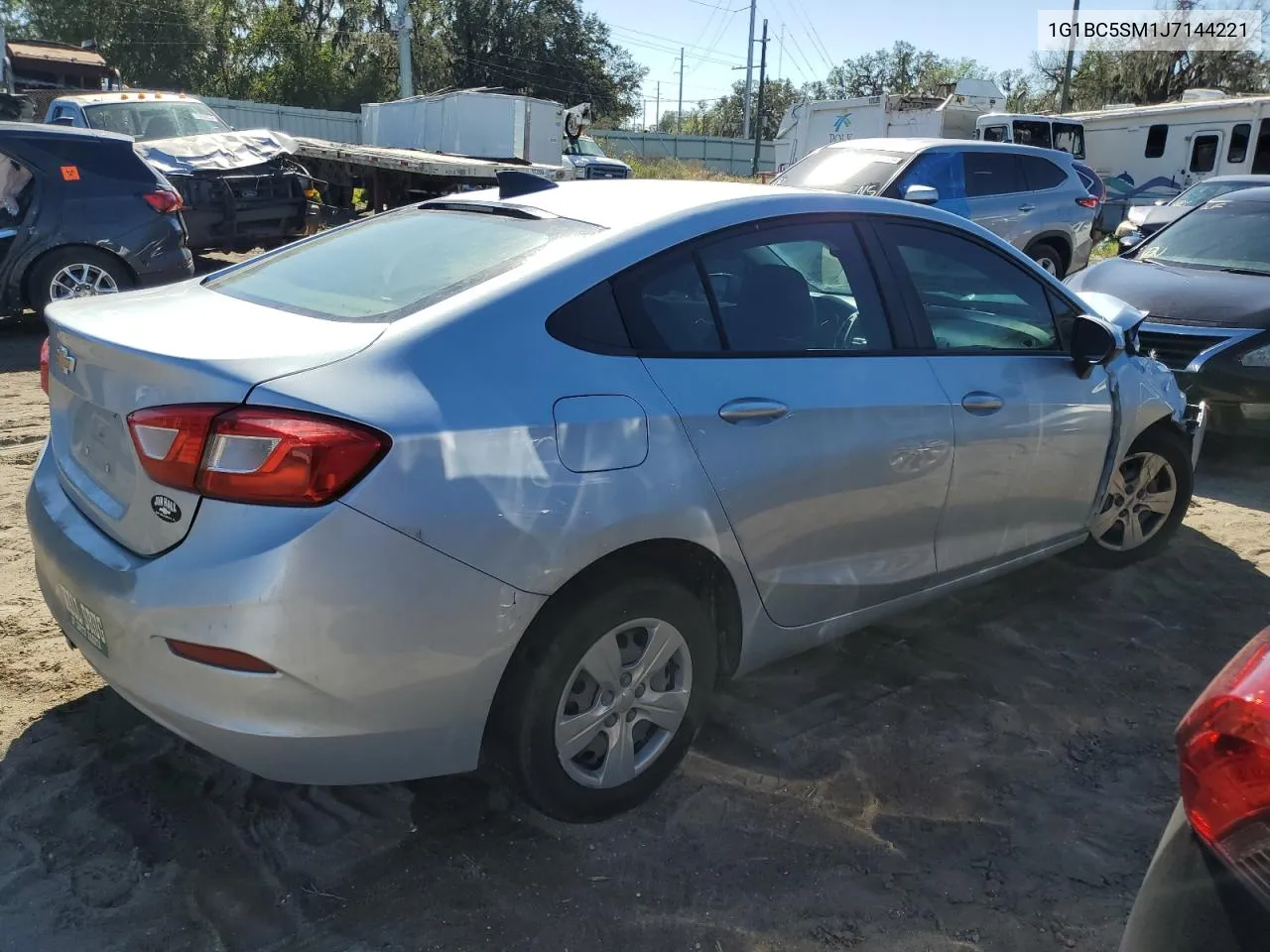 2018 Chevrolet Cruze Ls VIN: 1G1BC5SM1J7144221 Lot: 80246594