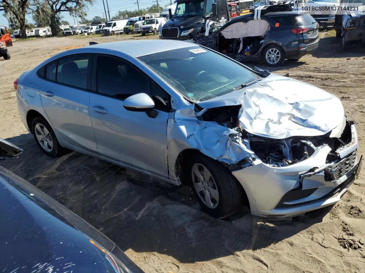 2018 Chevrolet Cruze Ls VIN: 1G1BC5SM1J7144221 Lot: 80246594