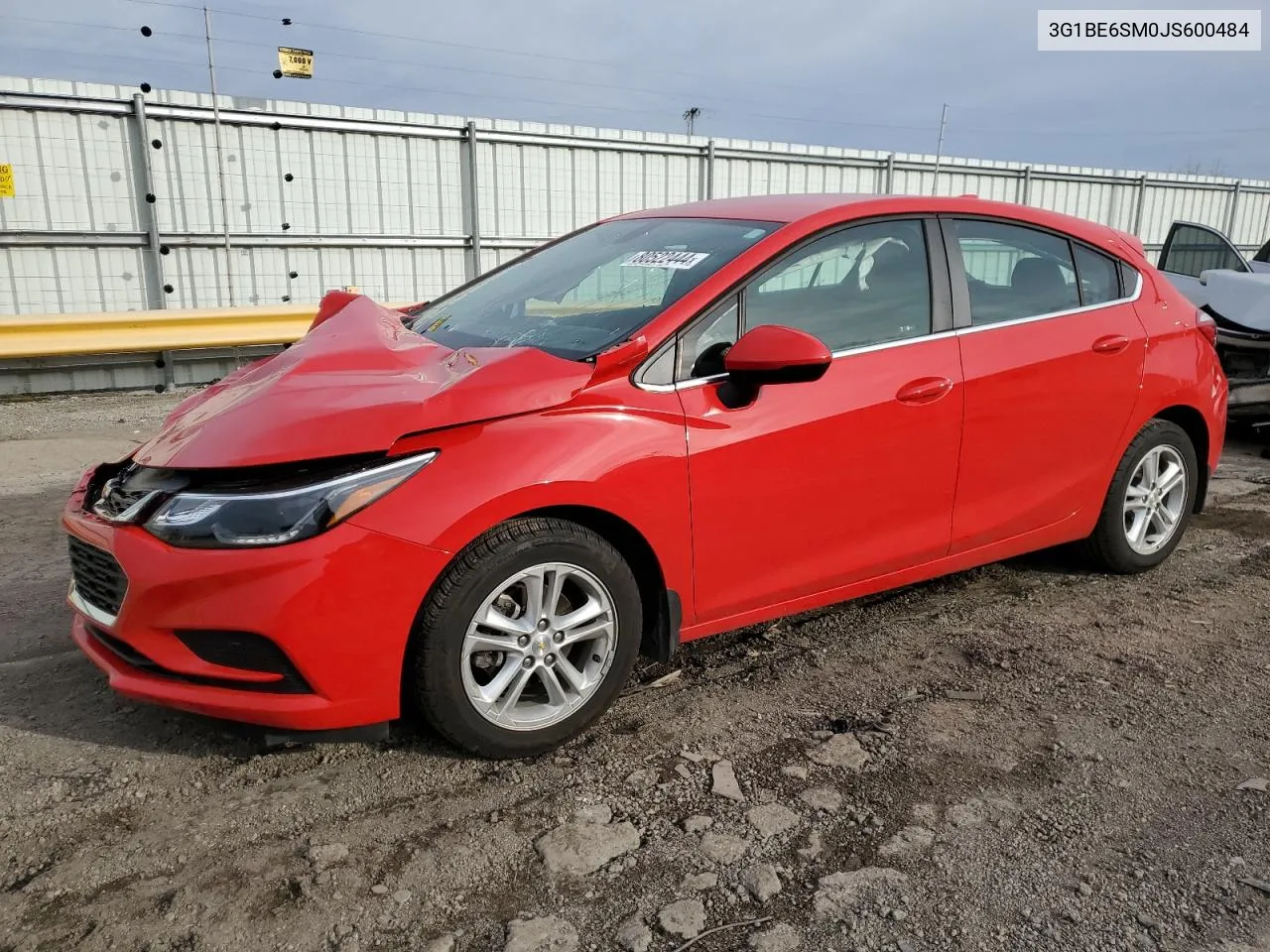 2018 Chevrolet Cruze Lt VIN: 3G1BE6SM0JS600484 Lot: 80522444