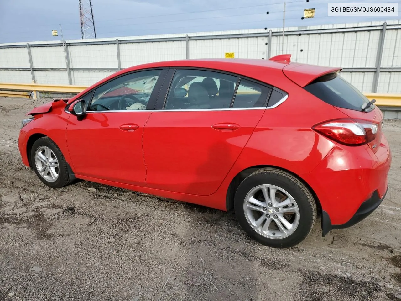 2018 Chevrolet Cruze Lt VIN: 3G1BE6SM0JS600484 Lot: 80522444