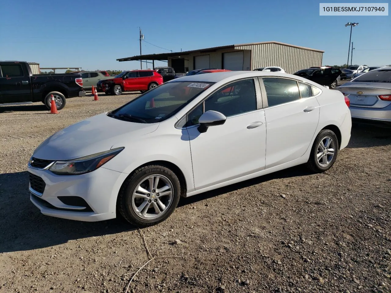 2018 Chevrolet Cruze Lt VIN: 1G1BE5SMXJ7107940 Lot: 80742624