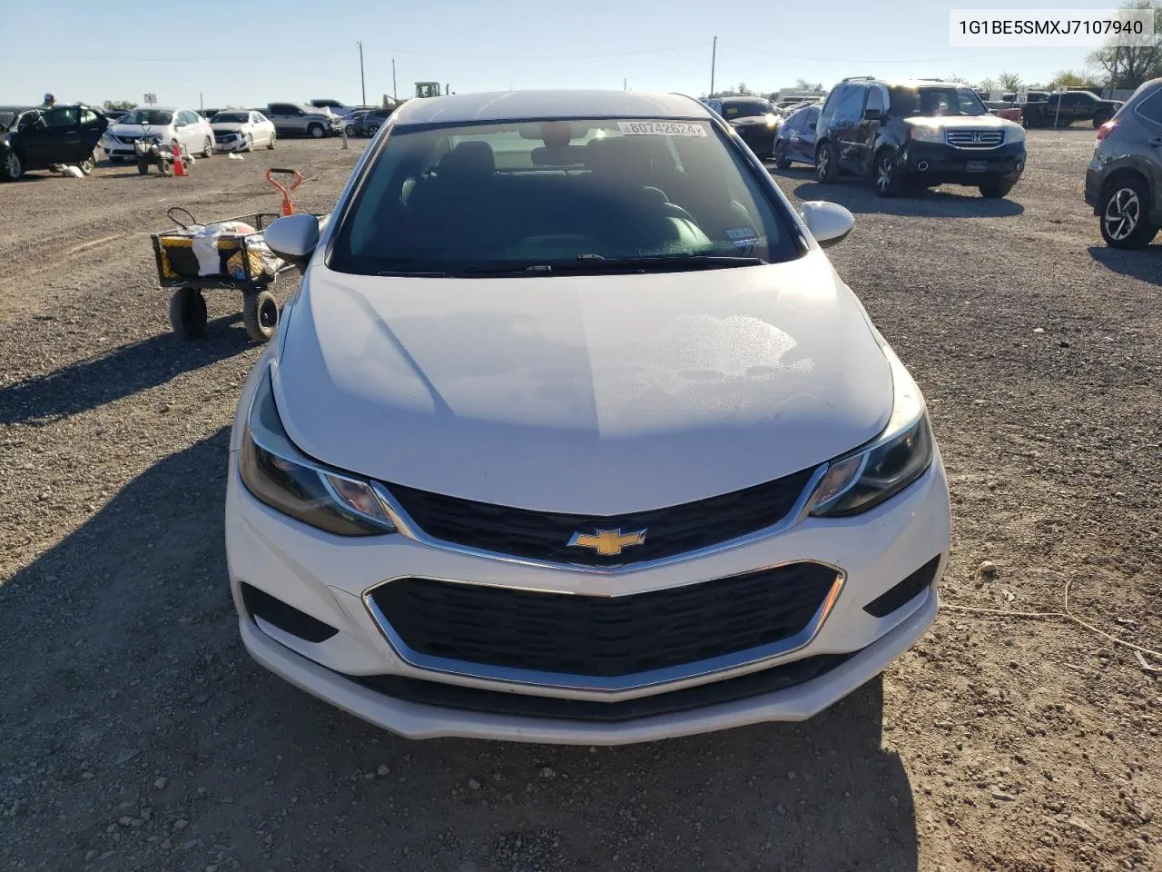 2018 Chevrolet Cruze Lt VIN: 1G1BE5SMXJ7107940 Lot: 80742624