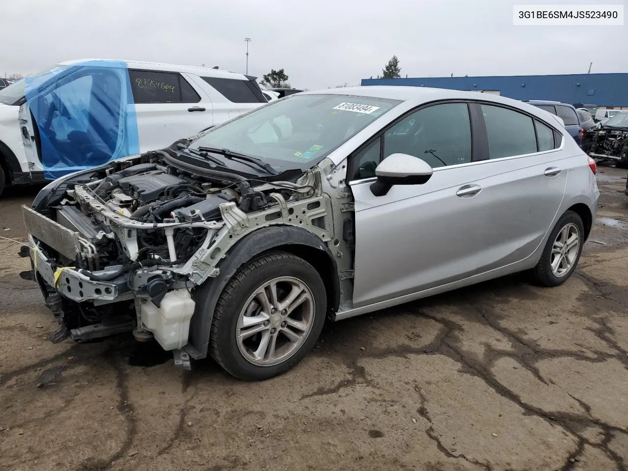 3G1BE6SM4JS523490 2018 Chevrolet Cruze Lt