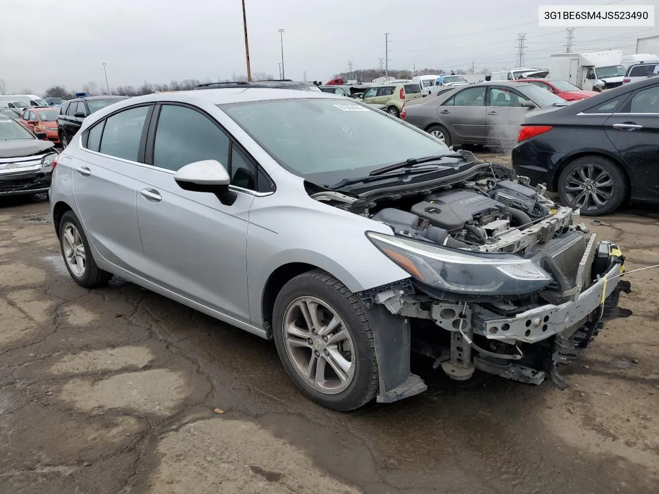 3G1BE6SM4JS523490 2018 Chevrolet Cruze Lt