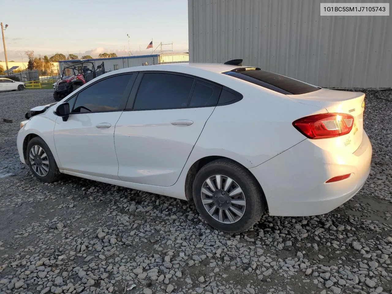 2018 Chevrolet Cruze Ls VIN: 1G1BC5SM1J7105743 Lot: 81101754