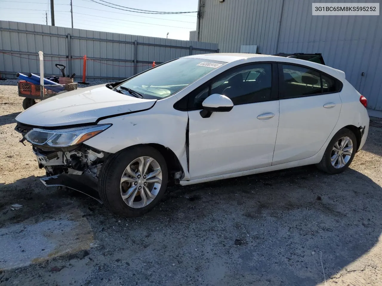 2019 Chevrolet Cruze Ls VIN: 3G1BC6SM8KS595252 Lot: 44380944