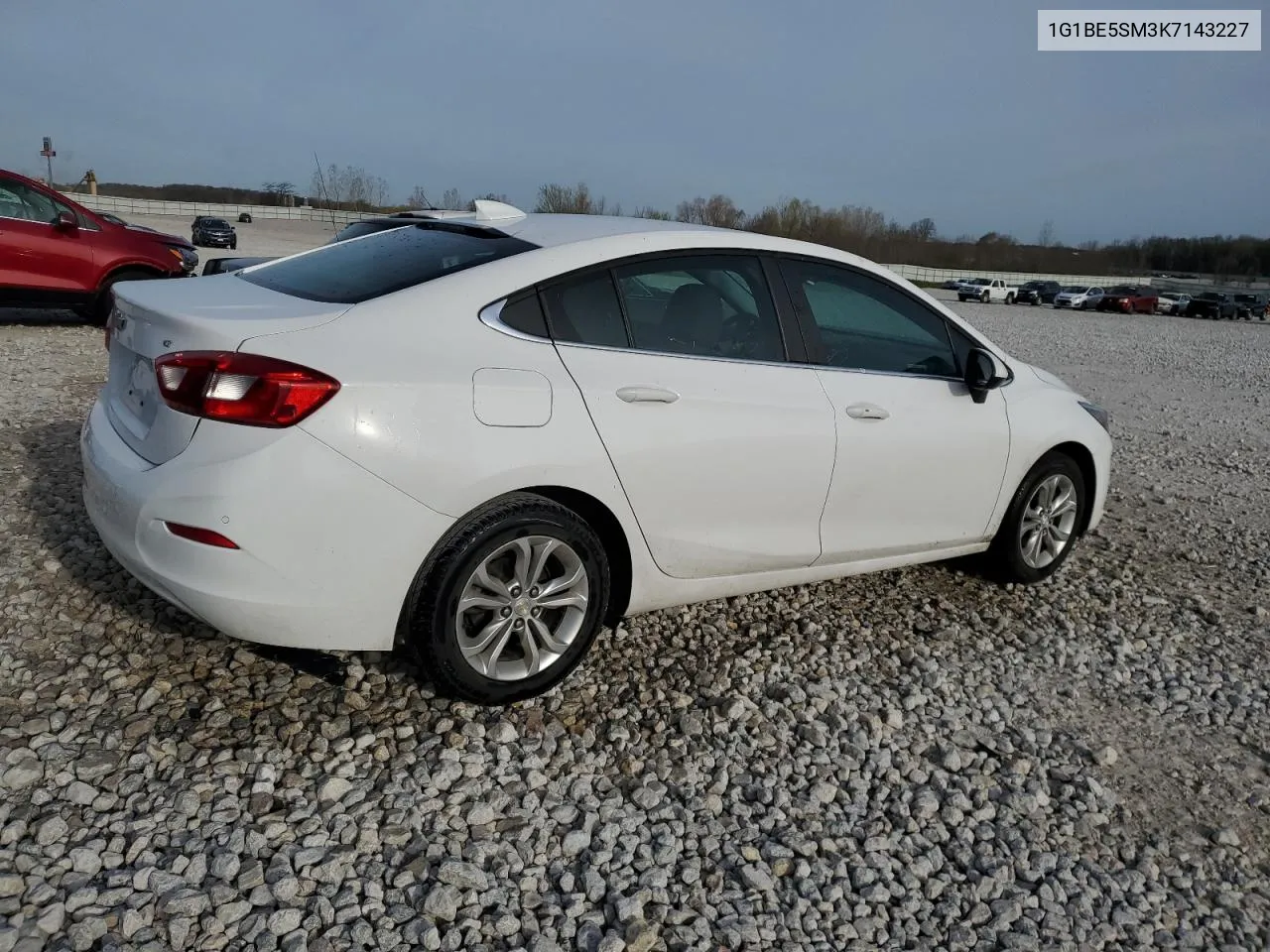 2019 Chevrolet Cruze Lt VIN: 1G1BE5SM3K7143227 Lot: 51168414