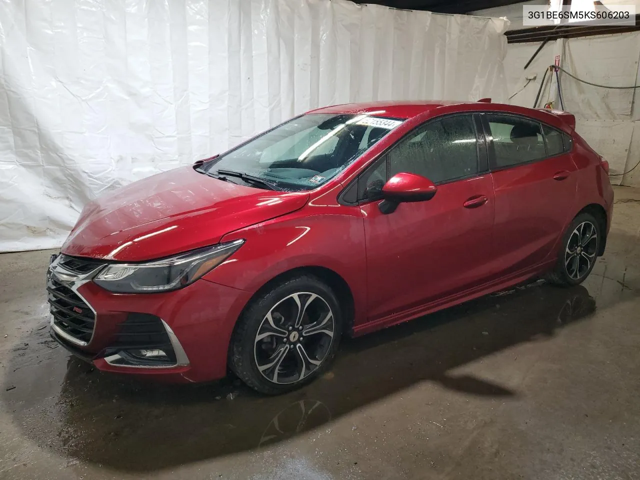 2019 Chevrolet Cruze Lt VIN: 3G1BE6SM5KS606203 Lot: 52155344