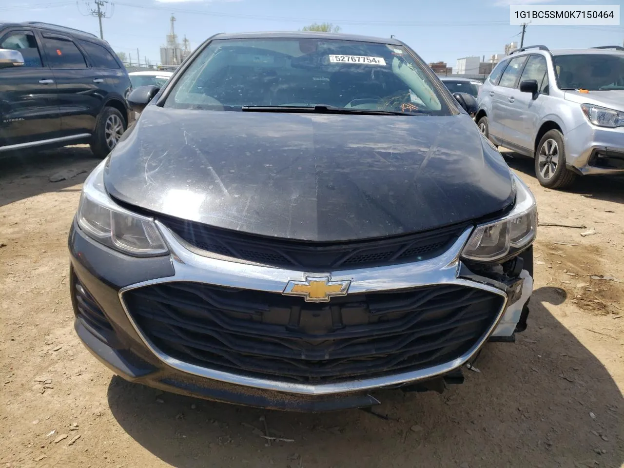 2019 Chevrolet Cruze Ls VIN: 1G1BC5SM0K7150464 Lot: 52767754