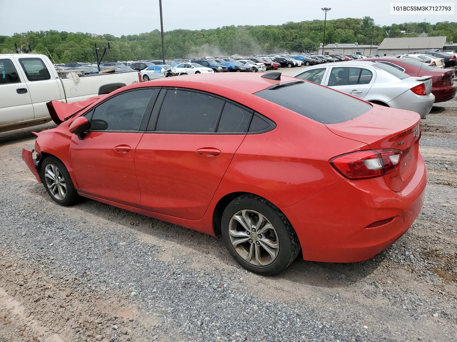 2019 Chevrolet Cruze Ls VIN: 1G1BC5SM3K7127793 Lot: 53294784