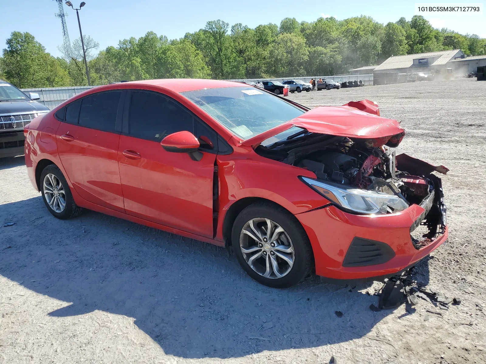 2019 Chevrolet Cruze Ls VIN: 1G1BC5SM3K7127793 Lot: 53294784