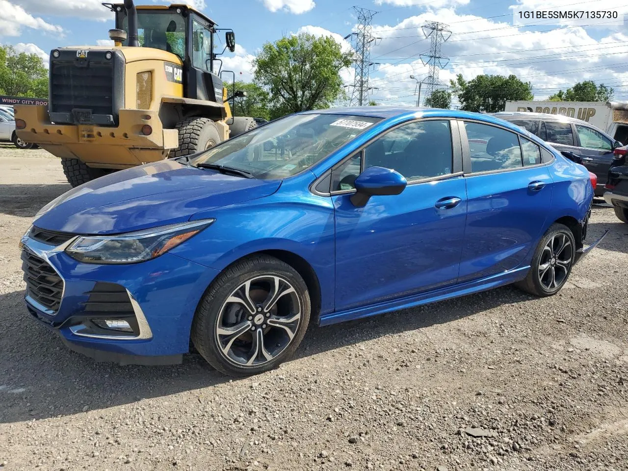 2019 Chevrolet Cruze Lt VIN: 1G1BE5SM5K7135730 Lot: 57707594