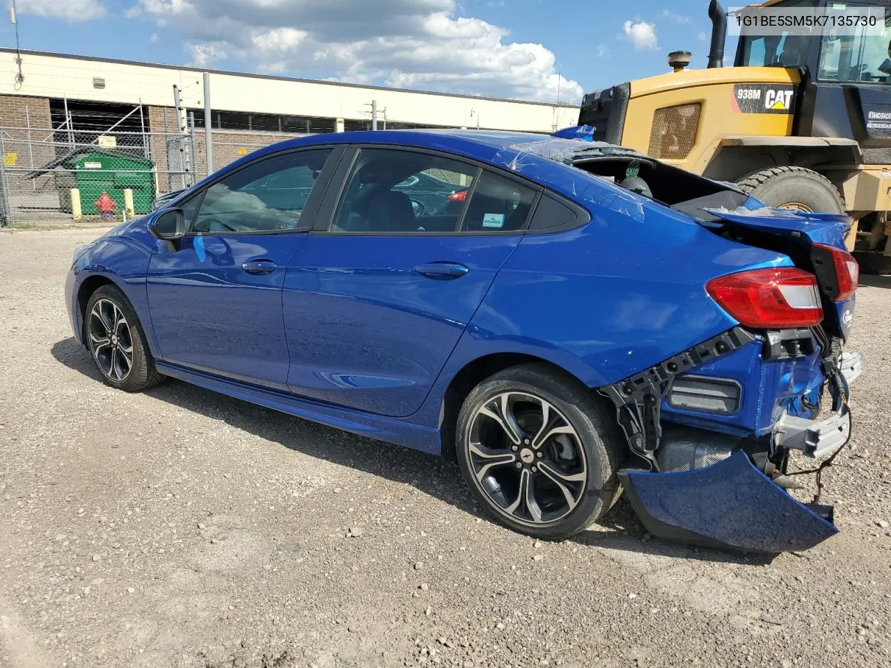 2019 Chevrolet Cruze Lt VIN: 1G1BE5SM5K7135730 Lot: 57707594