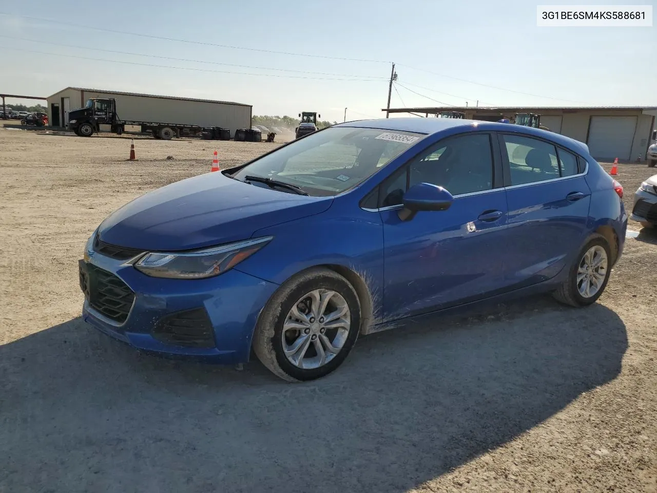 2019 Chevrolet Cruze Lt VIN: 3G1BE6SM4KS588681 Lot: 57965354