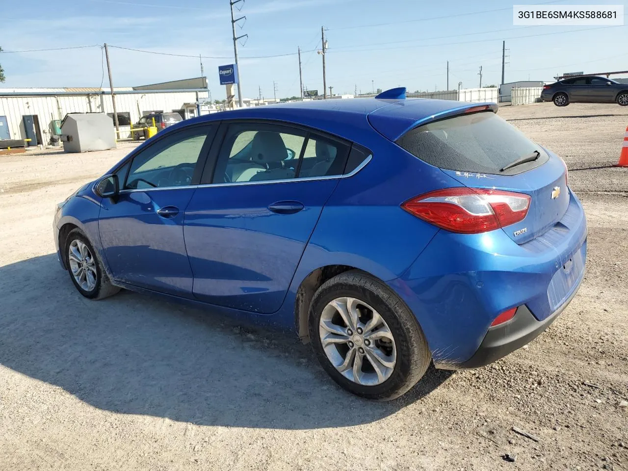 2019 Chevrolet Cruze Lt VIN: 3G1BE6SM4KS588681 Lot: 57965354