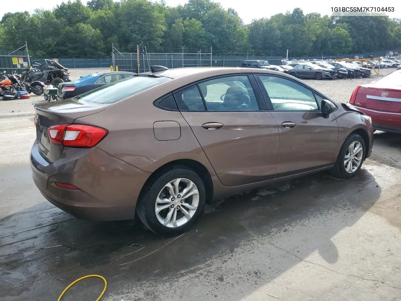 2019 Chevrolet Cruze Ls VIN: 1G1BC5SM7K7104453 Lot: 60642824