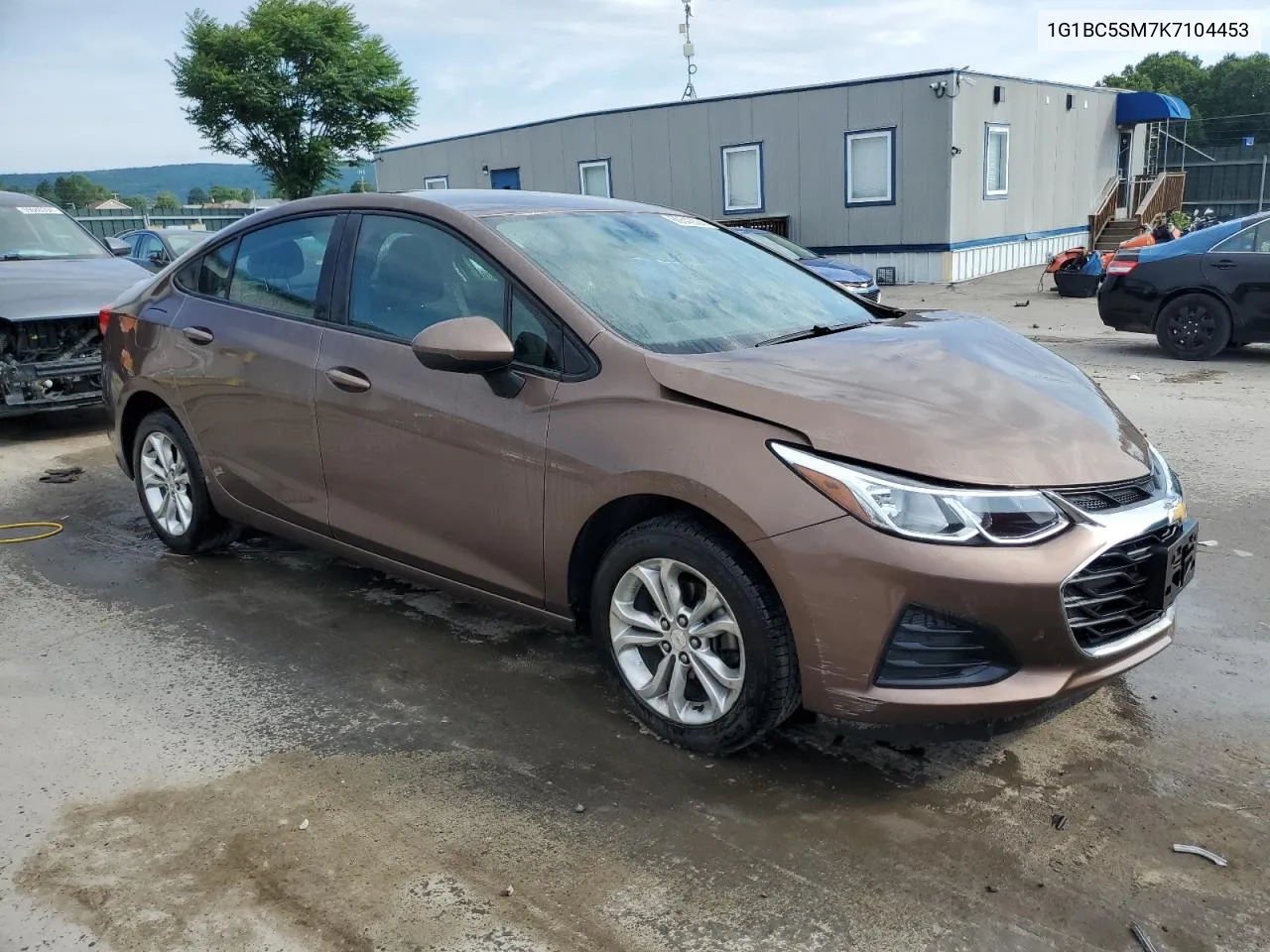 2019 Chevrolet Cruze Ls VIN: 1G1BC5SM7K7104453 Lot: 60642824