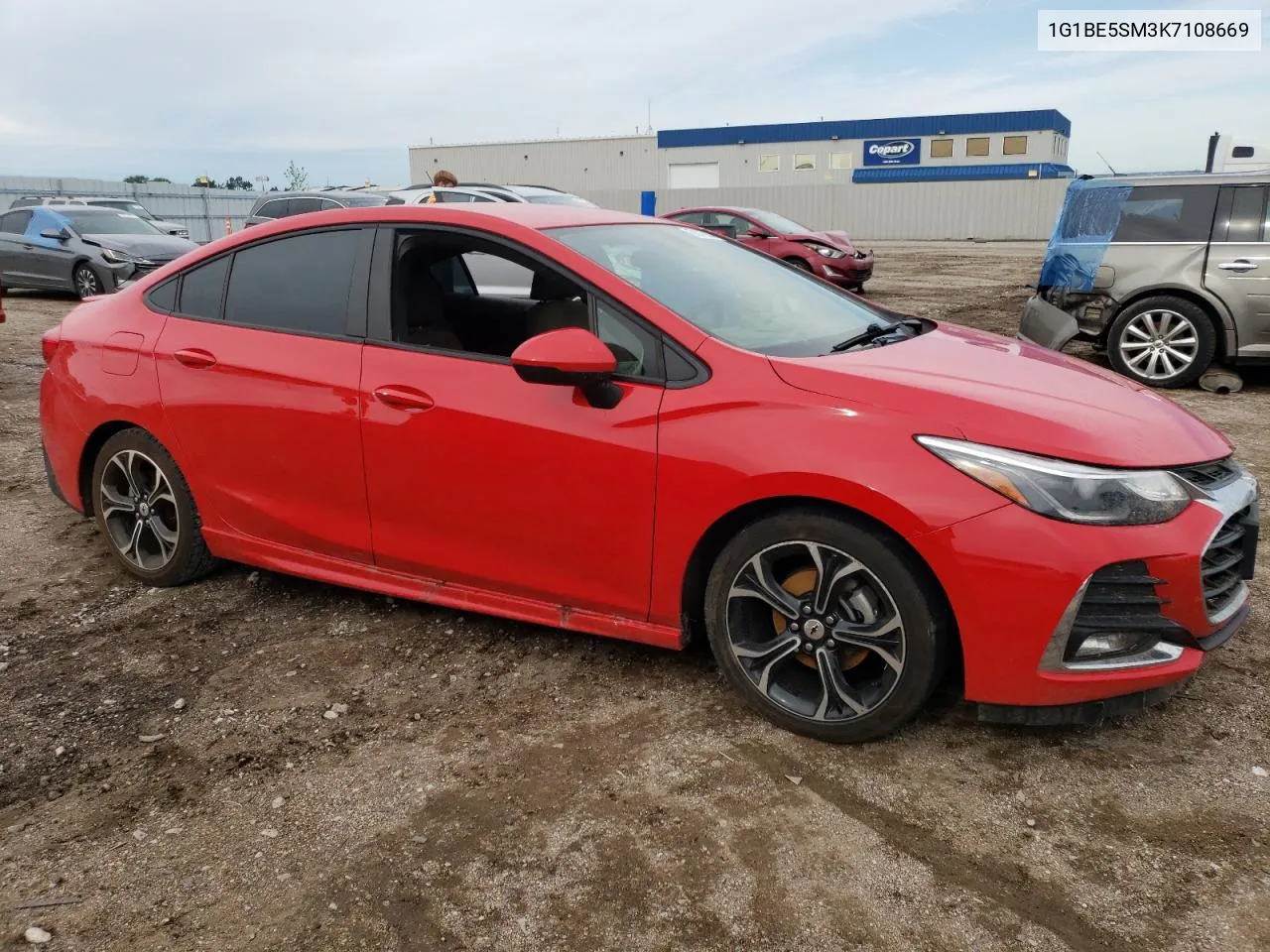 2019 Chevrolet Cruze Lt VIN: 1G1BE5SM3K7108669 Lot: 60679304