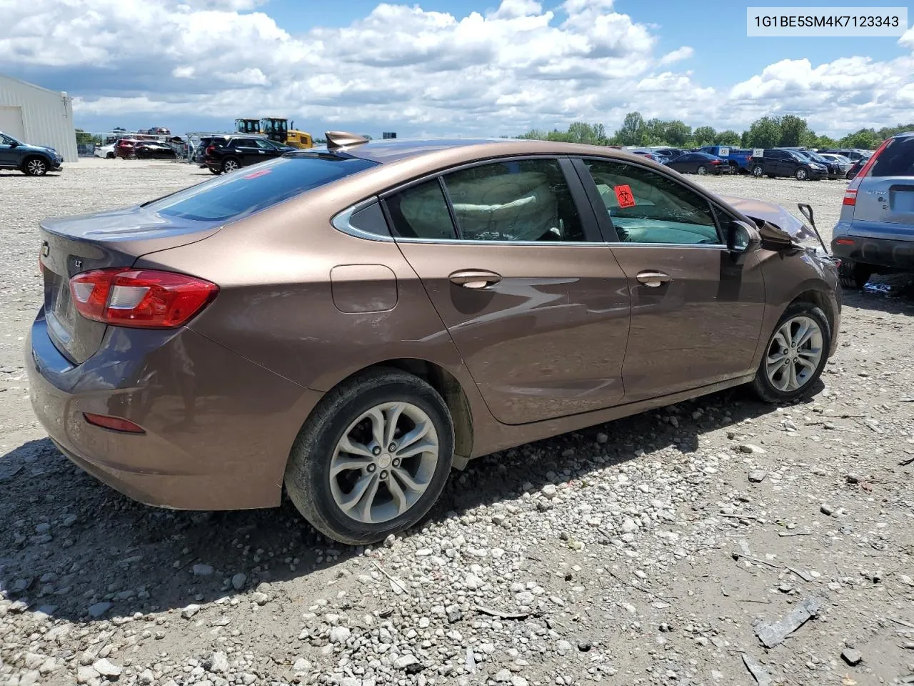 2019 Chevrolet Cruze Lt VIN: 1G1BE5SM4K7123343 Lot: 62067584