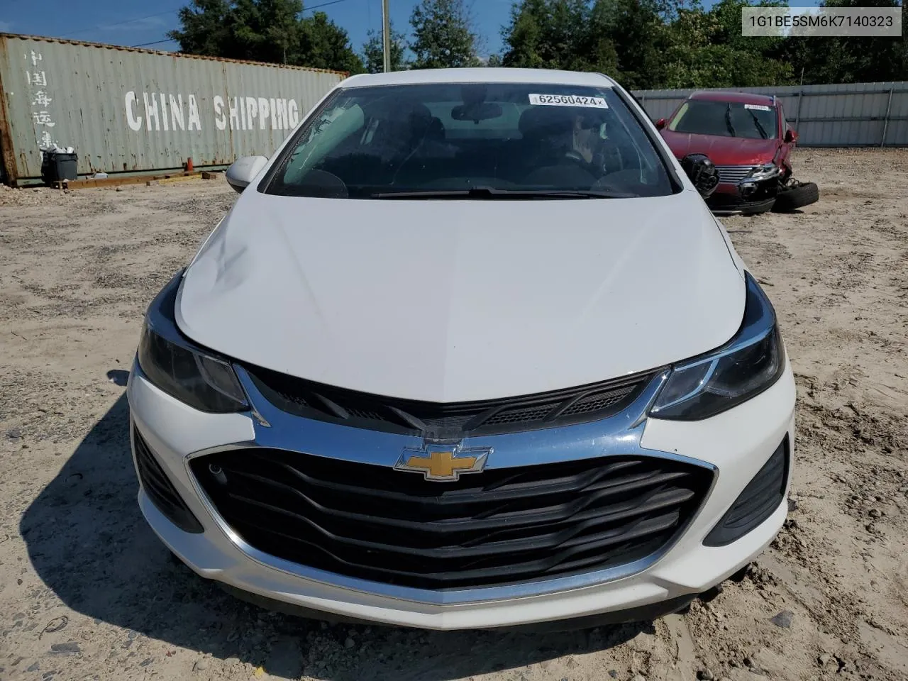 2019 Chevrolet Cruze Lt VIN: 1G1BE5SM6K7140323 Lot: 62560424