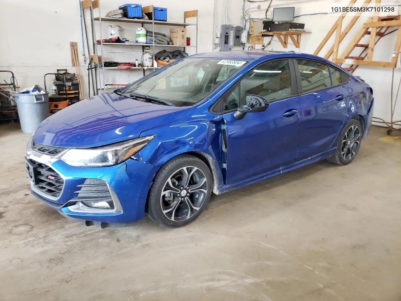 2019 Chevrolet Cruze Lt VIN: 1G1BE5SM3K7101298 Lot: 62983954