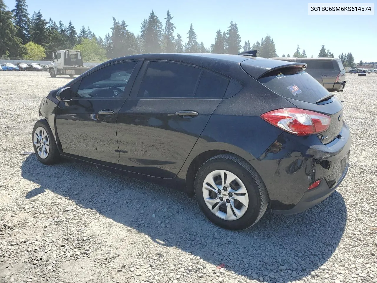 2019 Chevrolet Cruze Ls VIN: 3G1BC6SM6KS614574 Lot: 63317144