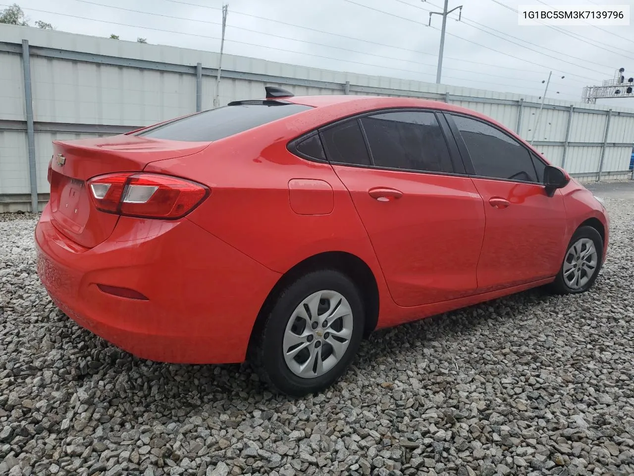 1G1BC5SM3K7139796 2019 Chevrolet Cruze Ls