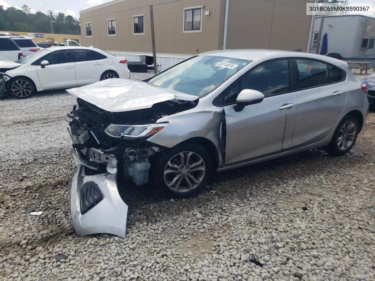 2019 Chevrolet Cruze Ls VIN: 3G1BC6SM0KS590367 Lot: 65744874