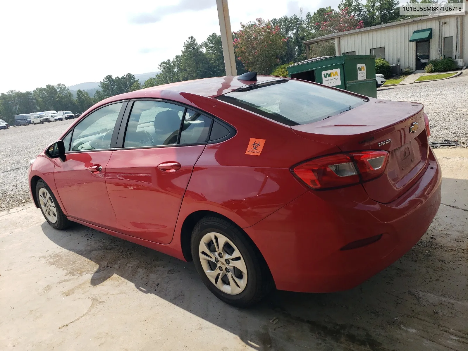 2019 Chevrolet Cruze VIN: 1G1BJ5SM8K7106718 Lot: 66618254