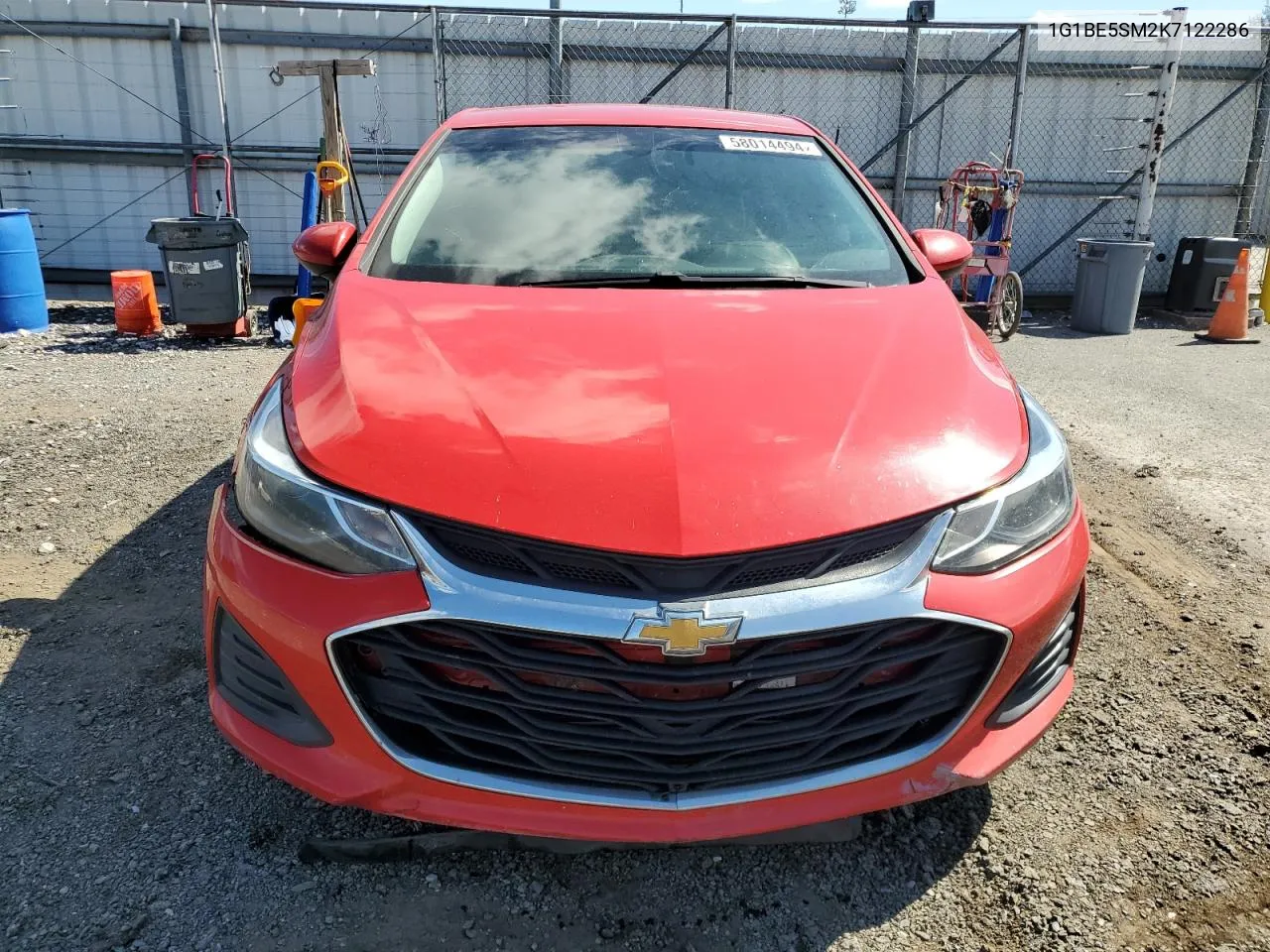 2019 Chevrolet Cruze Lt VIN: 1G1BE5SM2K7122286 Lot: 67111494