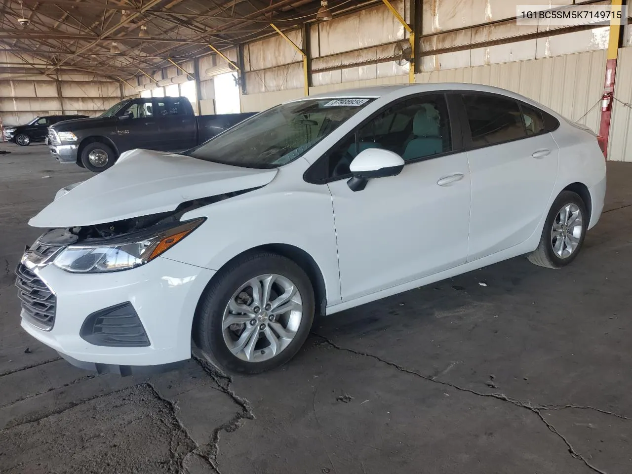 2019 Chevrolet Cruze Ls VIN: 1G1BC5SM5K7149715 Lot: 67908934