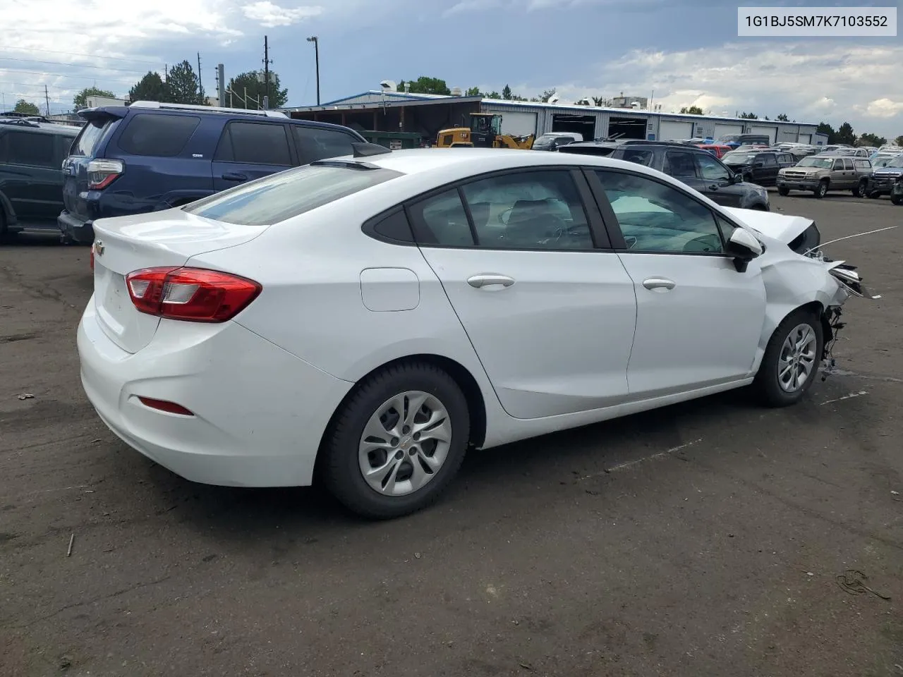 2019 Chevrolet Cruze VIN: 1G1BJ5SM7K7103552 Lot: 68129814