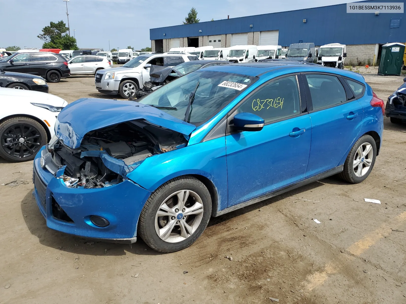 2019 Chevrolet Cruze Lt VIN: 1G1BE5SM3K7113936 Lot: 68312134