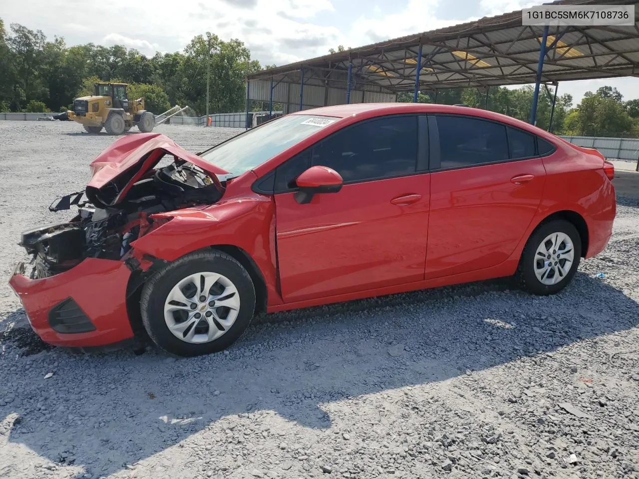 2019 Chevrolet Cruze Ls VIN: 1G1BC5SM6K7108736 Lot: 68440034